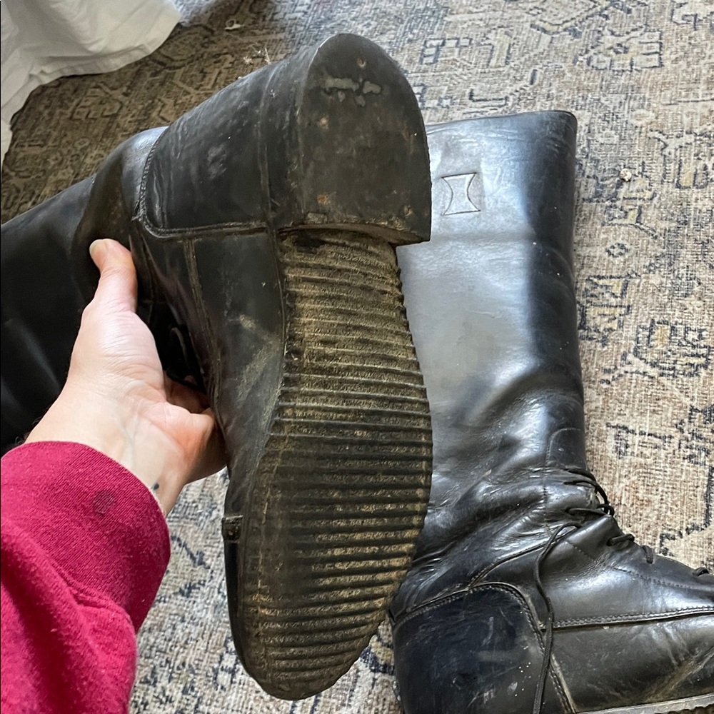 Black Riding Boots - Picture 3 of 4